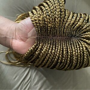 Braided Wig in Gold and Black